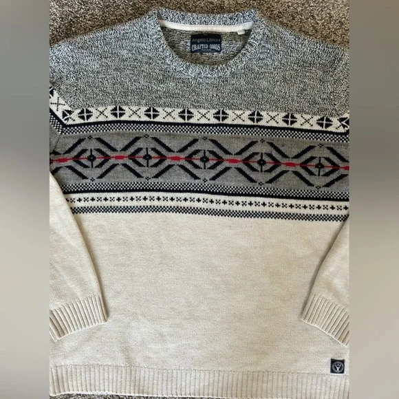 5/$25 Angelo Litrico Y2K wool blend Grandpacore sweater size XXL - Picture 5 of 8